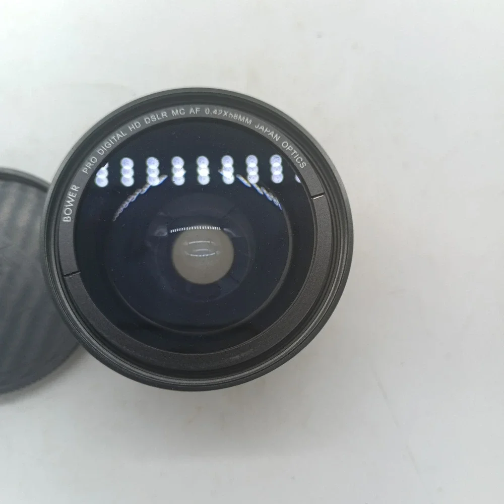 Bower Pro Digital HD 0.42x 58mm Wide Angle Fisheye Macro Conversion Lens fd